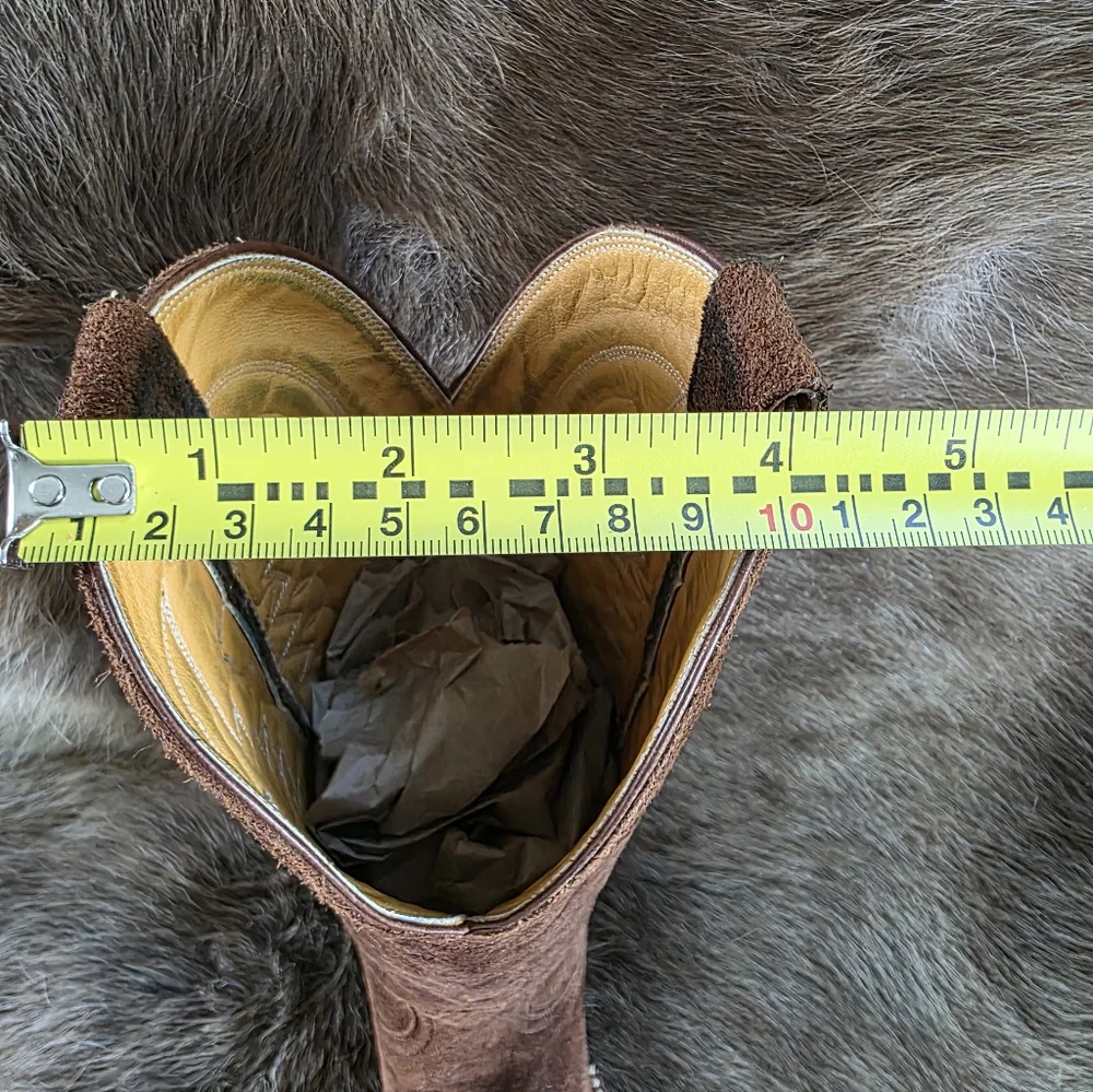 Heritage Boot Company - Womens Suede Western Cowboy Boots - Picture 5 of 10